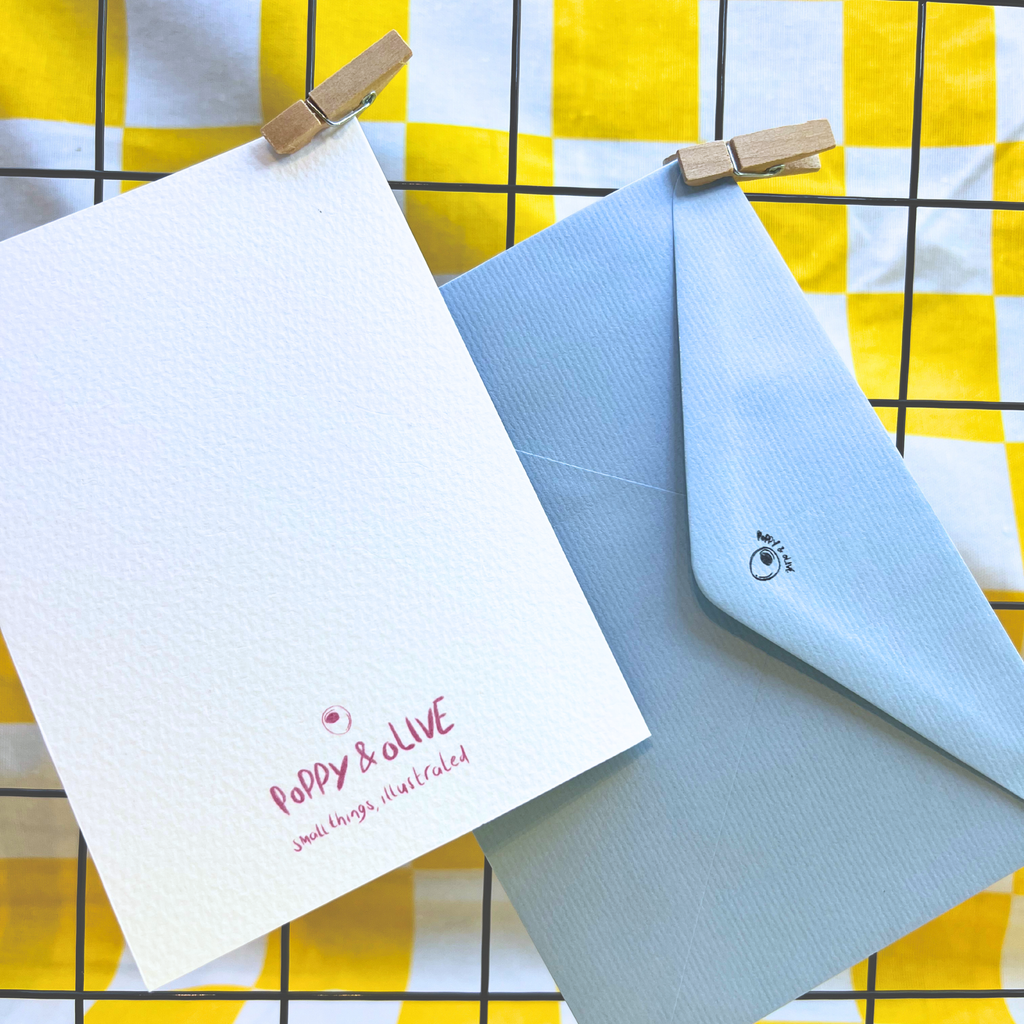 champagne tower birthday card