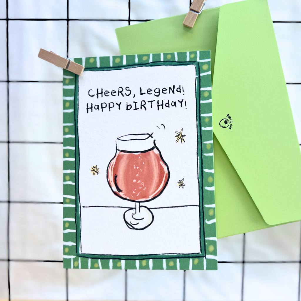 craft beer birthday card