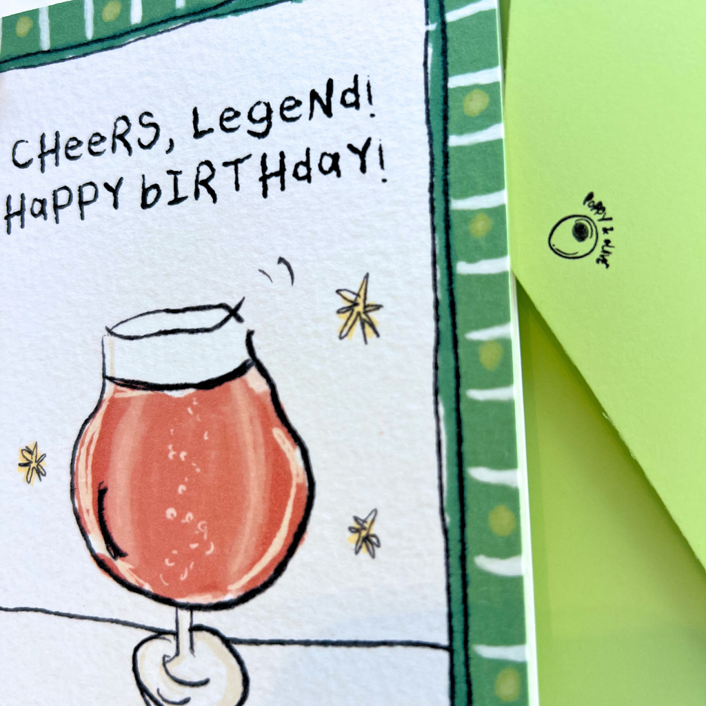 craft beer birthday card