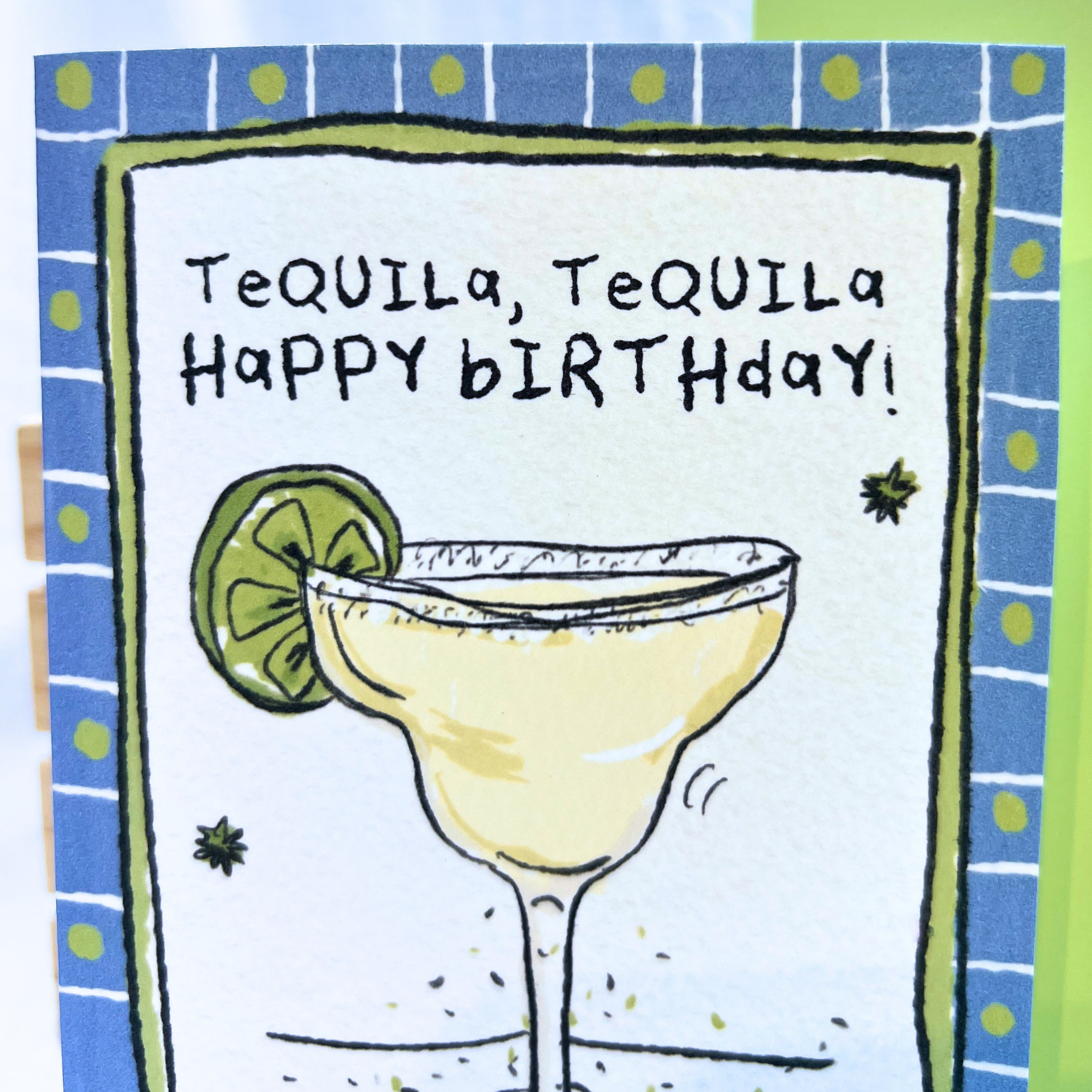 margarita birthday card