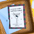 martini birthday card