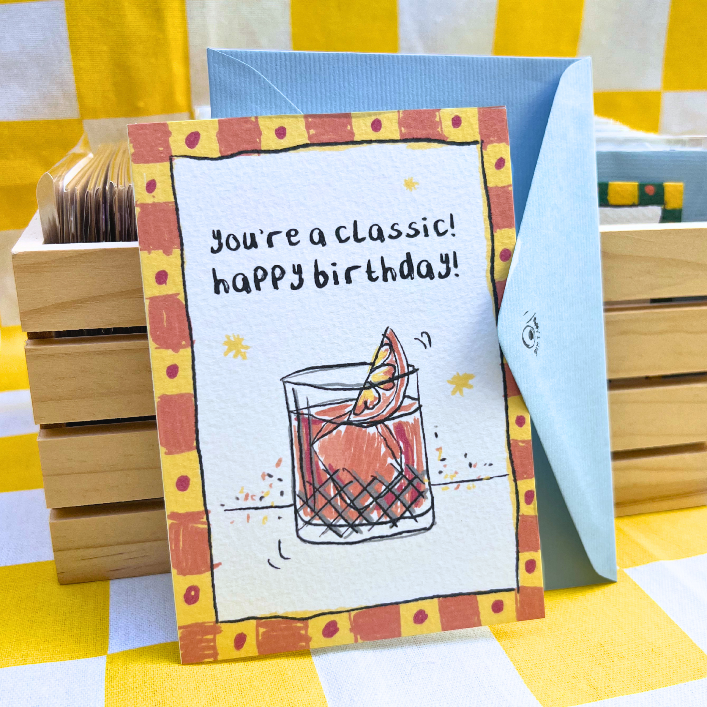 negroni birthday card