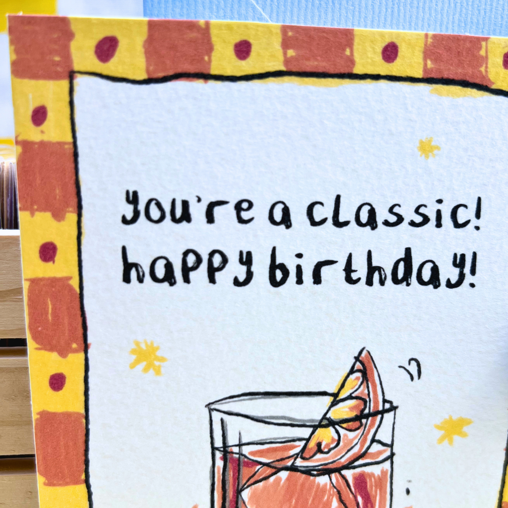 negroni birthday card